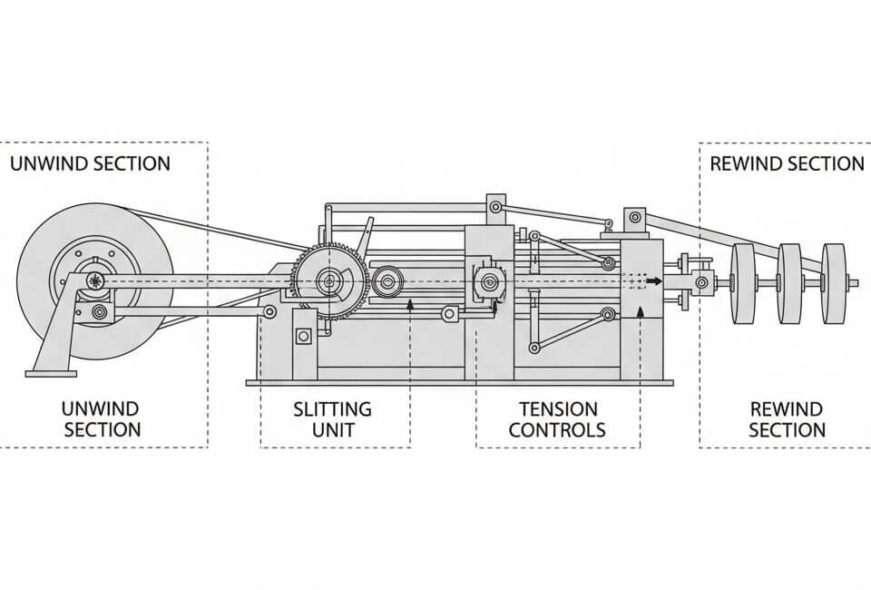 slitter-rewinder-components